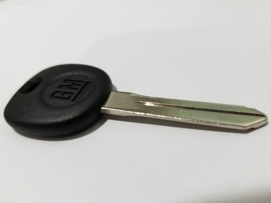 B102 key blank