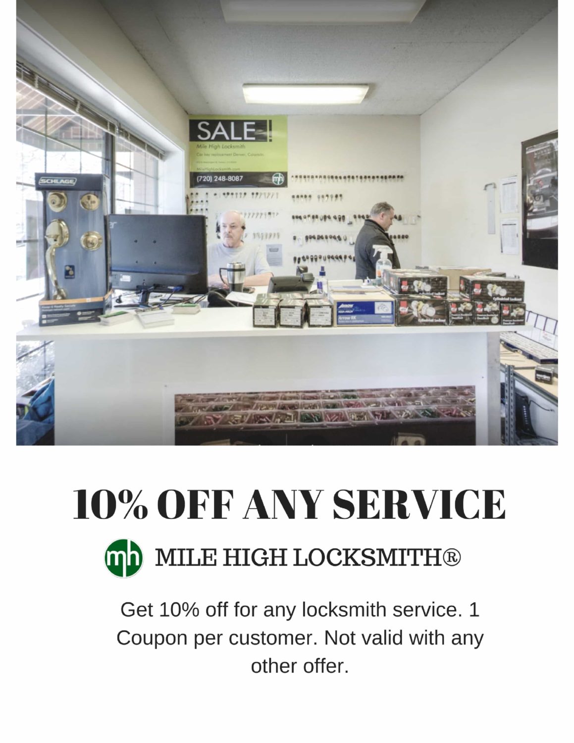 10% Off Locksmith Services